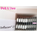 1 hộp Inflacam 2,5mg kháng viêm, giảm đau trên chó (100 viên)