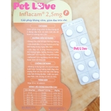 1 hộp Inflacam 2,5mg kháng viêm, giảm đau trên chó (100 viên)