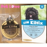 Vòng đeo cổ Kiltix diệt ve, bọ chét (chó dưới 20kg)