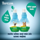 NƯỚC VỆ SINH RĂNG MIỆNG MÈO, GIẢM MÙI HÔI (TROPICLEAN, MỸ, ĐẬM ĐẶC)