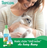 NƯỚC VỆ SINH RĂNG MIỆNG MÈO, GIẢM MÙI HÔI (TROPICLEAN, MỸ, ĐẬM ĐẶC)