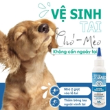 Nước vệ sinh tai cho chó mèo (Tropiclean, Mỹ)