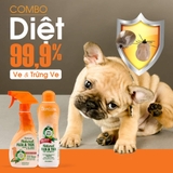 XỊT DIỆT VE, BỌ CHÉT TRÊN CHÓ VÀ Ổ CHÓ (TROPICLEAN, MỸ)