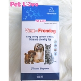 1 thùng VIME FRONDOG tiêu diệt ve rận, bọ chét chó mèo (16 chai)