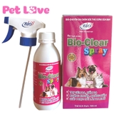 Chai xịt viêm da, nấm da chó mèo Bio Clear Spray (100ml)