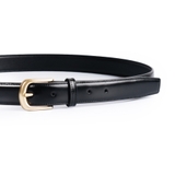 SLIM PATENT LEATHER BELT 30MM - BE02