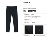 QUẦN TÂY POLYESTER NANO QS231749