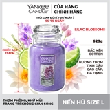 Nến thơm Yankee Candle, Nến hũ size L, Mùi Lilac Blossom