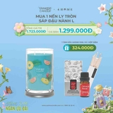 Mua nến ly tròn L được tặng hộp 1 tinh dầu 4Home 10ml và 1 hộp diêm