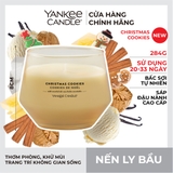 Nến ly bầu Yankee Candle mùi Christmas Cookies