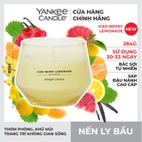 Nến ly bầu Yankee Candle mùi Iced Berry Lemonade
