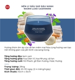 Nến ly bầu Yankee Candle mùi Warm Luxe Cashmere