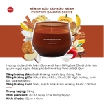 Nến ly bầu Yankee Candle mùi Pumpkin Banana Scone