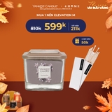 Mua 1 nến Elevation size M tặng 2 hộp diêm