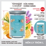 Nến thơm Yankee Candle, Nến ly tròn size L, Mùi Catching Rays