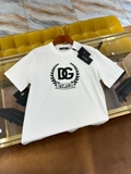 Áo phông T-shirt Dolce Gabbana logo DG Milano vòng lá Like Auth on web