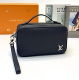 Túi đeo chéo clucth Louis Vuitton logo LV khóa vân tay Like Auth on web fullbox bill thẻ