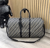 Túi trống du lịch Dior họa tiết monogram oblique size 50cm Like Auth on web