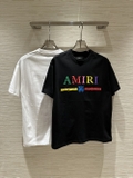 Áo phông T shirt Amiri logo chữ màu ngực Like Auth on web