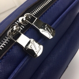 Túi đeo chéo Louis Vuitton Blue Taiga Outdoor Messenger PM Xanh 2 tầng Like Auth on web fullbox bill thẻ