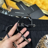 Quần short ngố đùi gió Dolce Gabbana họa tiết Báo Đốm 2 lớp lót lưới Like Auth 1-1 on web