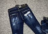 Quần Jean Dsquared2 Xanh rách mài logo túi sau Like Auth 1-1 on web