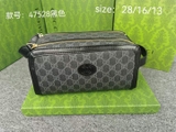 Túi hộp Clutch Gucci 2 khóa họa tiết monogram tag da 28x16x13cm Like Auth on web fullbox bill thẻ