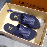 Dép lê quai ngang Louis Vuitton Xanh in nổi Like Auth on web fullbox bill thẻ