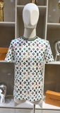 Áo phông T shirt Louis Vuitton check kẻ cổ họa tiết monogram nhiều màu Like Auth on web
