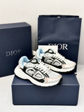 Giày sneaker Dior B30 Xám viền Đen logo CD new 2024 Like Auth on web fullbox bill thẻ phụ kiện