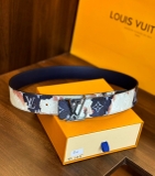 Thắt lưng, dây nịt, belt Louis Vuitton loang mặt bạc Like Auth 1-1 on web fullbox