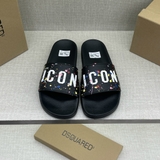 Dép lê quai ngang Dsquared2 icon quai loang sơn Like Auth on web fullbox bill thẻ