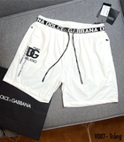 Quần short đùi gió Dolce Gabbana Milano check cạp logo đùi Like Auth 1-1 on web