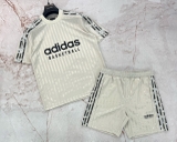 Bộ, Set thể thao Adidas Basketball kẻ sọc bóng hè 2024 Like Auth 1-1 on web