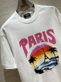 Áo phông T shirt Balenciaga họa tiết Paris hoàng hôn Like Auth on web