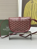 Túi đeo chéo Goyard Belvedera kẻ lưới Đỏ new 2024 Like Auth on web fullbox bill thẻ