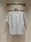 Áo phông T shirt Louis Vuitton Trắng caro monogram Like Auth on web