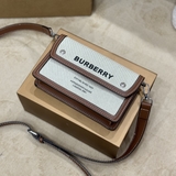 Túi Đeo Chéo Burberry Mini Horseferry Print Title Bag With Pocket Detail Màu Nâu size 19x15x5cm Like Auth on web fullbox bill thẻ