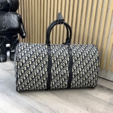 Túi trống du lịch Dior họa tiết monogram oblique size 50cm Like Auth on web