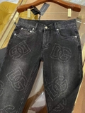 Quần Jean Dolce Gabbana Đen logo DG rách mài Like Auth 1-1 on web