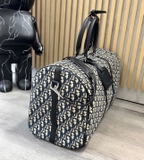 Túi trống du lịch Dior họa tiết monogram oblique size 50cm Like Auth on web