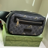 Túi đeo bụng Gucci monogram Belt Bag Like Auth on web fullbox bill thẻ