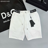 Quần short ngố đùi đũi Dolce Gabbana logo check cạp tag DG kim loại túi sau new 2024 Like Auth 1-1 on web