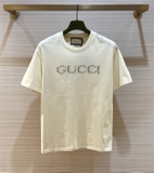 Áo phông T shirt Gucci logo ngực đính đá new 2024 Like Auth on web