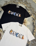 Áo phông T shirt Gucci logo ngực họa tiết Animal Like Auth on web