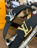 Thắt lưng, dây nịt, belt Louis Vuitton dây lưng Đen sần mặt đính đá size 90-95-100cm Like Auth 1-1 on web fullbox