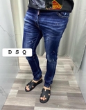 Quần Jean bò Dsquared2 Xanh tag móc tròn xách xước vẩy sớn Like Auth 1-1 on web