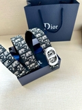 Thắt lưng, dây nịt, belt Dior mặt bạc CD họa tiết monogram size 90-105cm Like Auth 1-1 on web fullbox