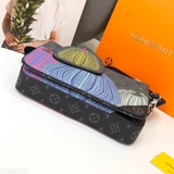 Combo túi ví Louis Vuitton 3 in 1 đeo chéo họa tiết Bí ngô 25x18cm Like Auth on web fullbox bill thẻ