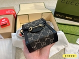Túi đeo chéo Gucci mini Phone Horsebit 1955 Đen họa tiết monogram New 2024 size17x12x4cm Like Auth on web fullbox bill thẻ